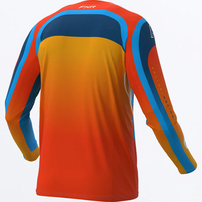 FXR Podium MX Jersey 2027 - Slate/Sky/Nuke, view 2
