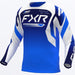 FXR Youth Clutch MX Jersey 2027 - Blue/Navy/White, front view