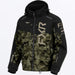 FXR Mens Helium X 2-in-1 Jacket 2027 - Camo/Black/Stone, front view