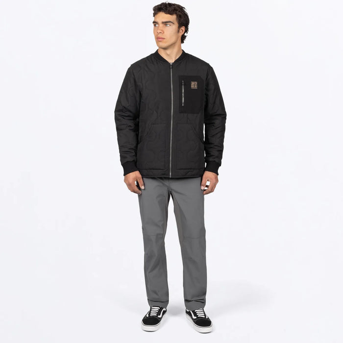 FXR Mens Rig Quilted Jacket - Black, view 3