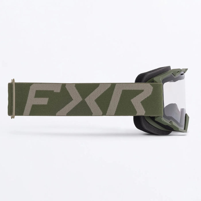FXR Youth Maverick Clear Goggle 2027 - Army, view 5