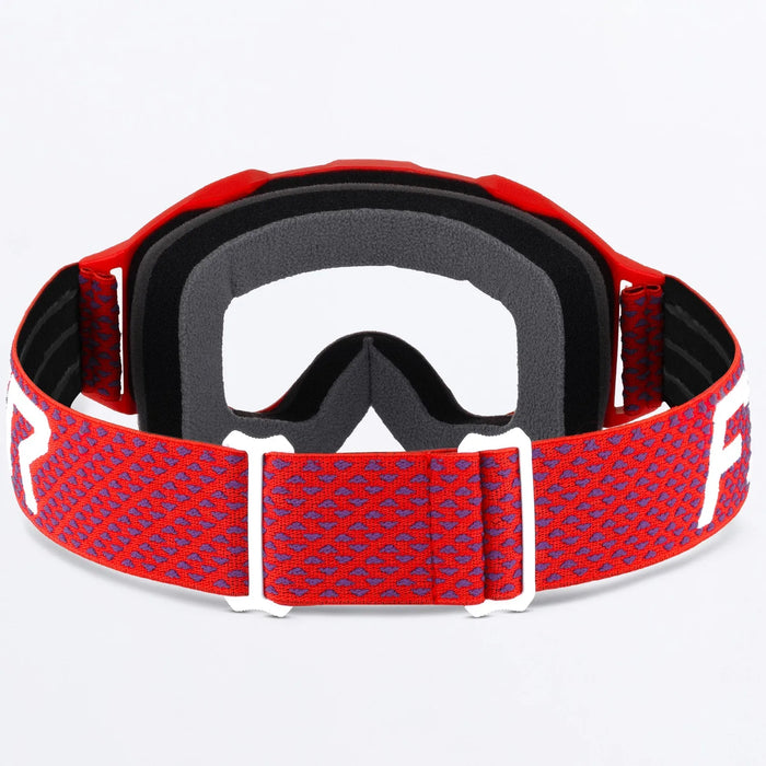 FXR Maverick Prime MX Goggle - Red/White, view 3