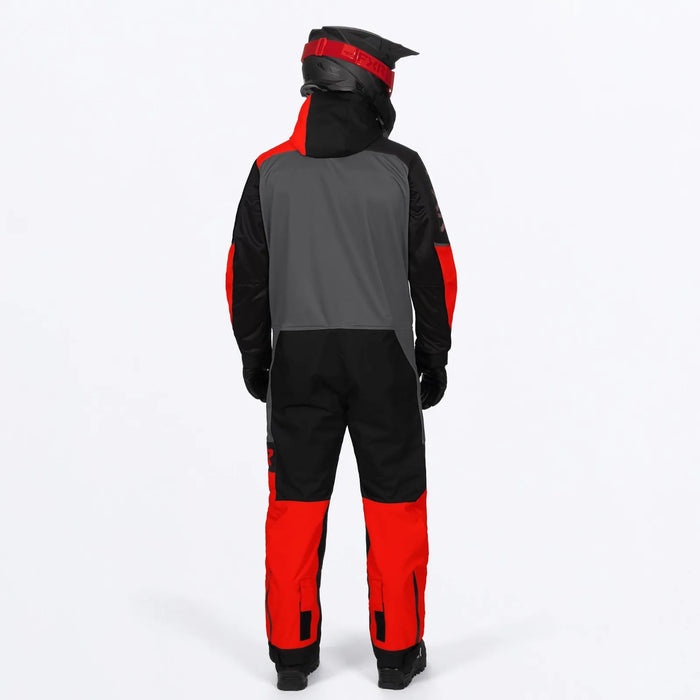 FXR Mens Revo Lite Monosuit - Red/Ti/Black, view 3