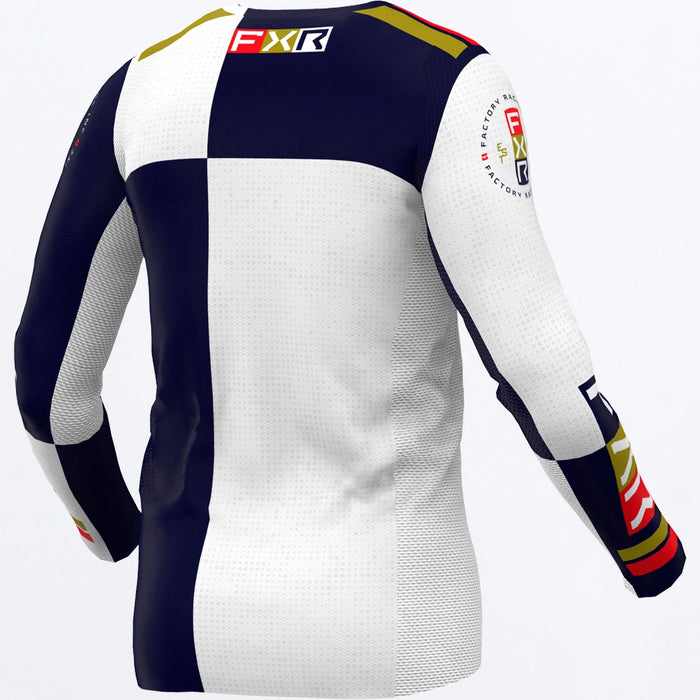 FXR Podium Pro Battalion MX Jersey - Navy/White/Red, view 2