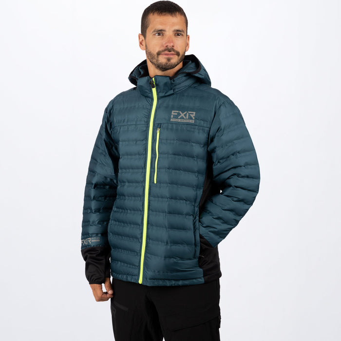 FXR Mens Podium Hybrid Quilted Hoodie