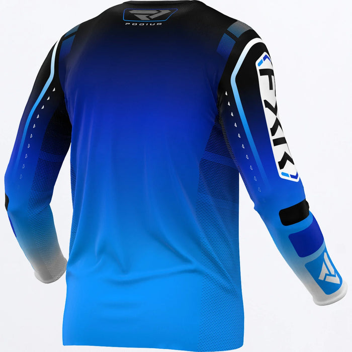 FXR Podium MX Jersey 2025 - Blue/White, view 2