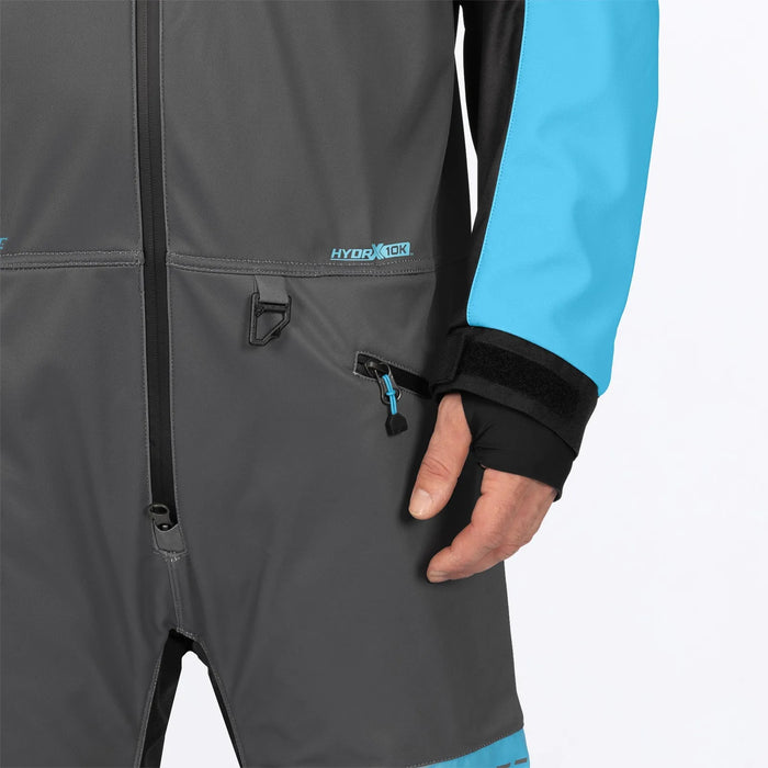 FXR Mens Revo F.A.S.T. Insulated Monosuit - Blue/Ti/Black, view 6