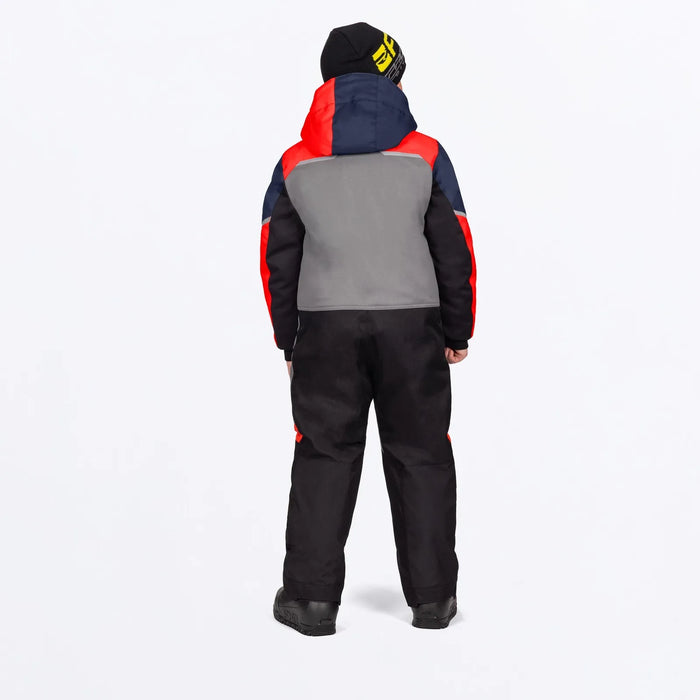 FXR Child Revo Monosuit - Ti/Red/Midnight, view 2