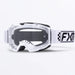 FXR Maverick Prime MX Goggle - White/Black, front view