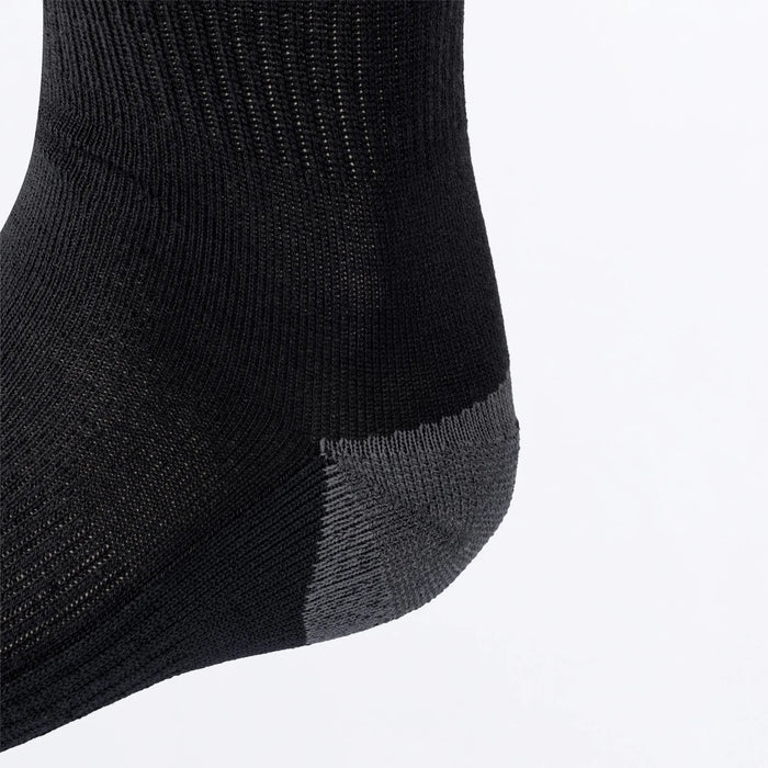 FXR Vapor Merino Sock - Asphalt/Black, view 4