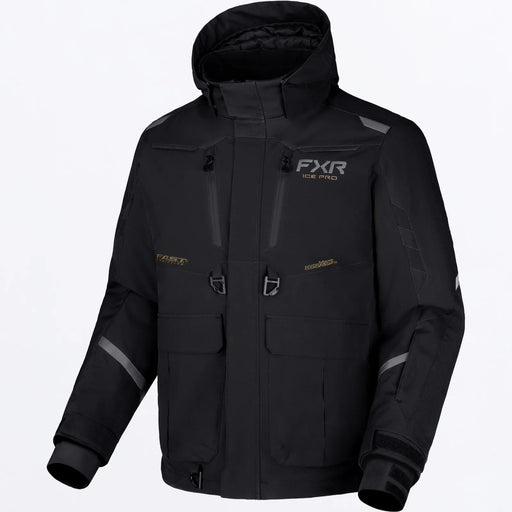 FXR Mens Expedition Pro FX 2-in-1 Jacket - Black, front view