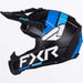 FXR Youth Clutch MX Helmet - Blue/Cyan, view 2