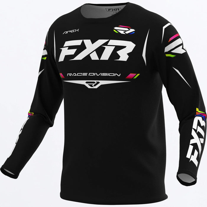 FXR Apex MX Jersey 2027 - Black, front view