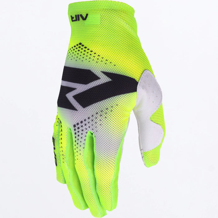 FXR Pro-Fit Air MX Glove 2027 - HiVis/White, front view