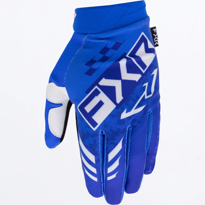 FXR Reflex Dual MX Glove 2025 - Blue/White, view 2