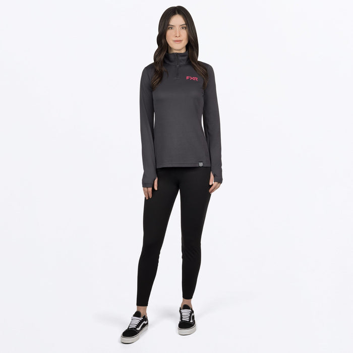 FXR Womens Pilot UPF 1/4 Zip Longsleeve