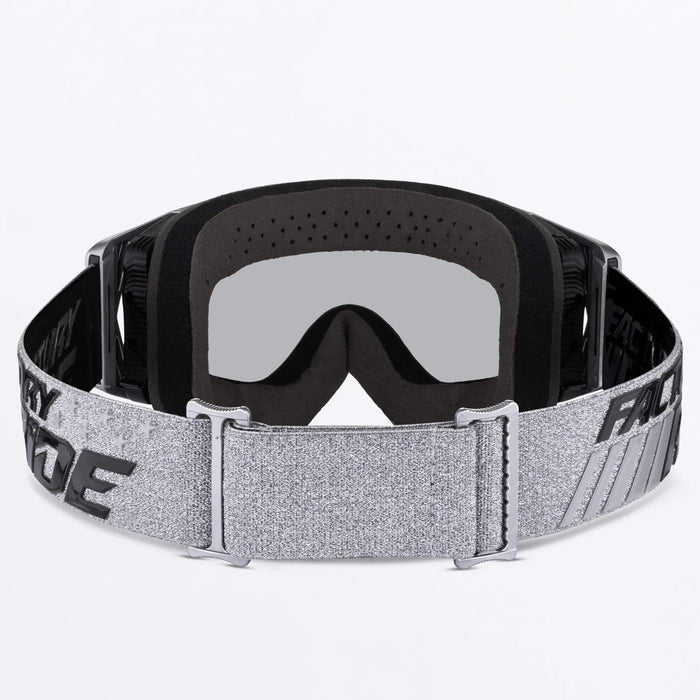 FXR Factory Ride MX Goggle - Silver/Chrome, view 3