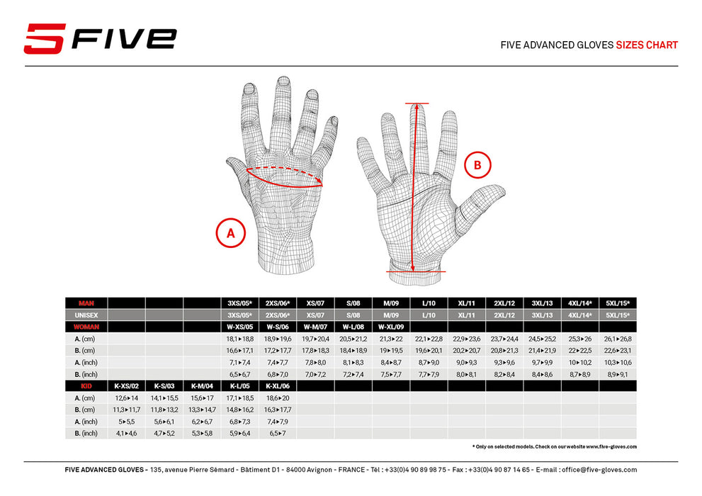 Five Mens E-WP Gloves
