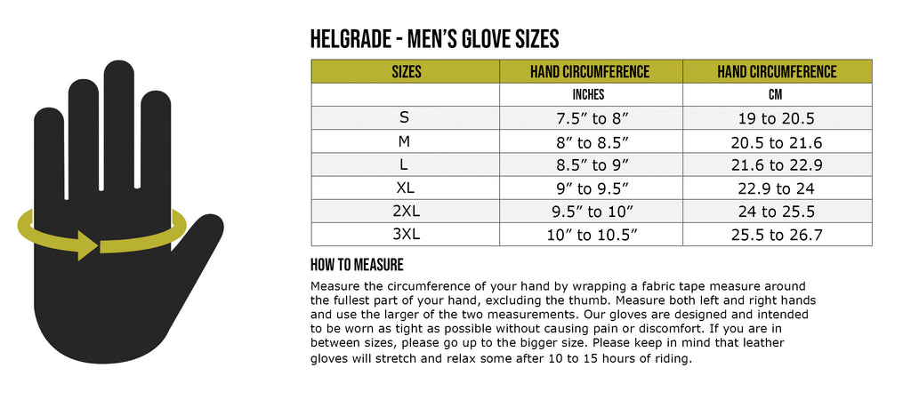 Helgrade Mens Hopper Water Resistant Leather Gloves