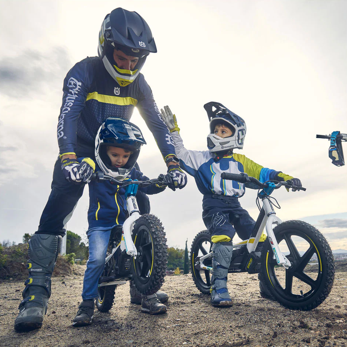 Stacyc 12eDrive Husqvarna Replica E-Bike for Ages 3-5