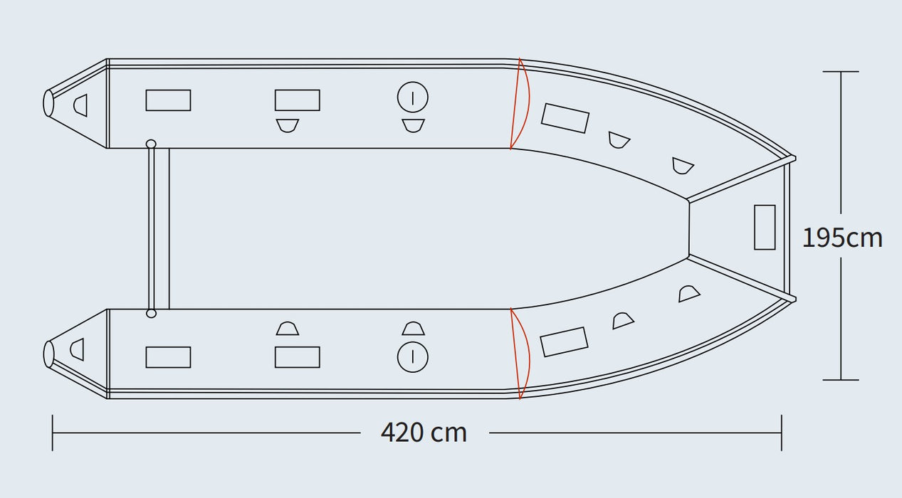Stryker Jet 420 (13’ 7”) Air Jet Tunnel Inflatable Boat
