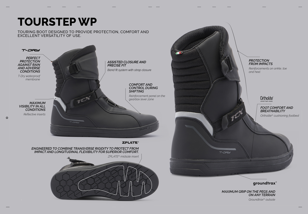 TCX Mens Tourstep Waterproof Boots