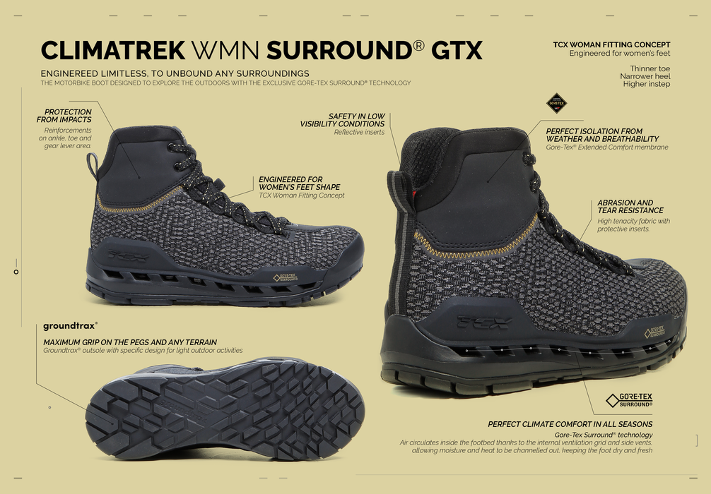 TCX Womens Climatrek Gore-Tex Surround Boots