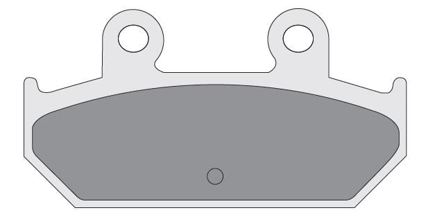 DP Brakes Standard Sintered Metal Brake Pads 1721-0951