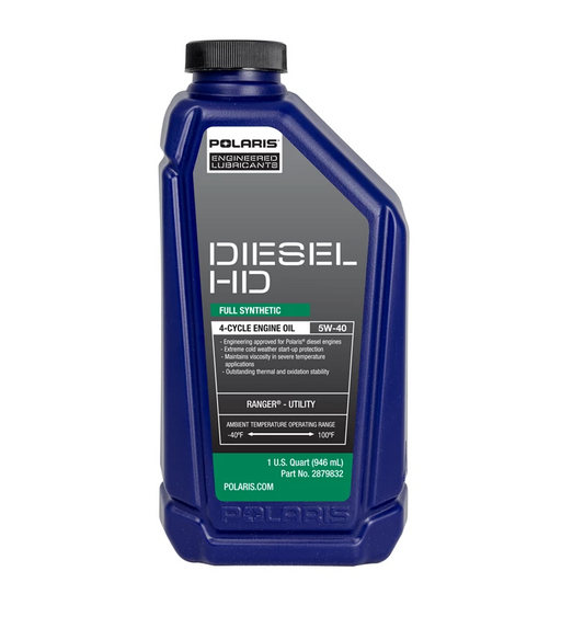 Polaris Diesel HD 4-Cycle 5W-40 Full Synthetic Engine Oil (1 Quart)