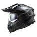 LS2 Solid Explorer Carbon Off-Road Helmet Anti-scratch + Double Shield + UV Resistant