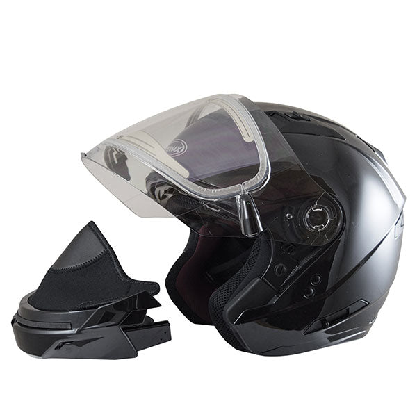 GMAX OF-77 Open Face Helmet with Electric Lens Shield