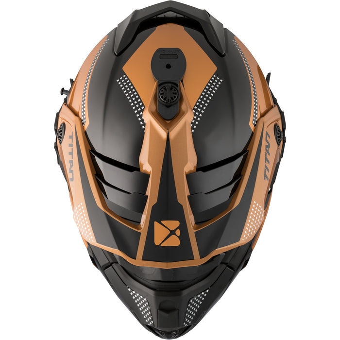 CKX Titan Original Roost Fiberglass Helmet with 210 Degree Goggles