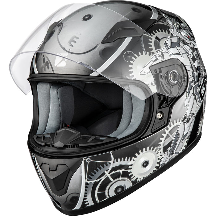 CKX Youth Mecanic RR519Y Full-Face Helmet Double Shield