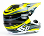 6D ATR-1 Motocross Helmet Neon Yellow-black