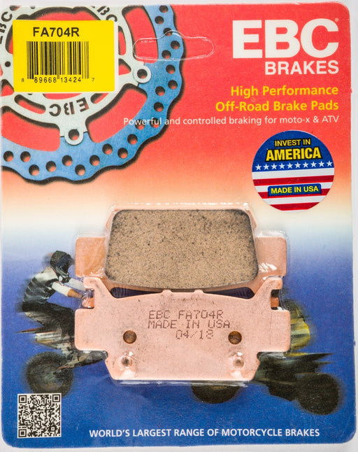 EBC R Series Long Life Sintered Brake Pads 1721-2833