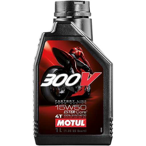 Motul 300V Synthetic Motor Oil - 15W50