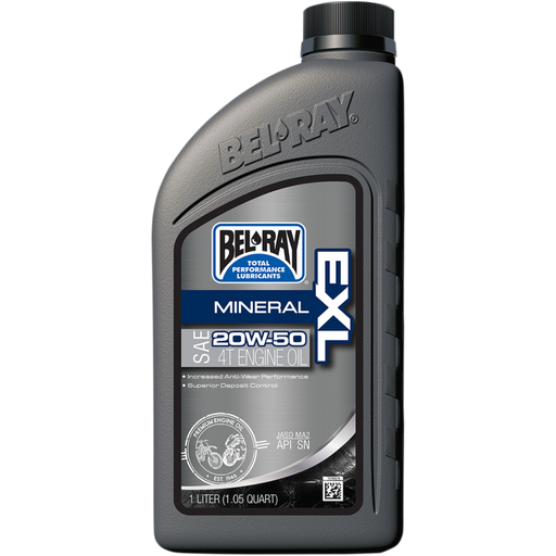 Bel-Ray EXL Mineral 4T 4-Stroke Engine Oil - 20W50