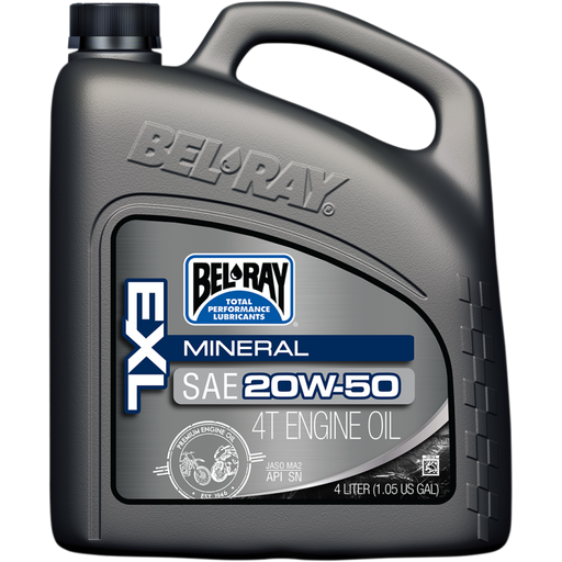 Bel-Ray EXL Mineral 4T 4-Stroke Engine Oil - 20W50