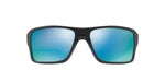 OAKLEY DOUBLE EDGE MATTE BLK W/ PRIZM DEEP H20 SUNGLASSES