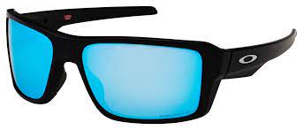 OAKLEY DOUBLE EDGE MATTE BLK W/ PRIZM DEEP H20 SUNGLASSES