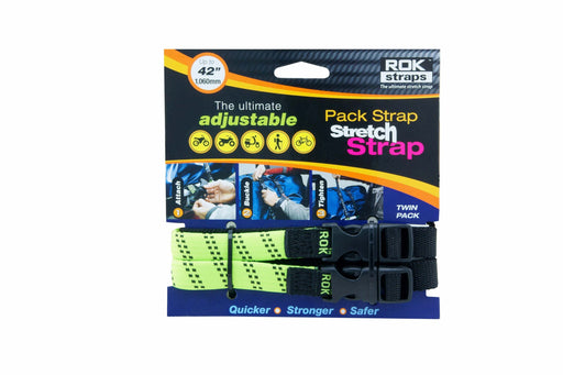 ROK Straps Adjustable Pack Strap 42 x 5/8 inch Hi-Viz Green