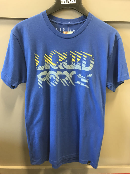 LIQUID FORCE MENS SHATTER ROYAL TEE