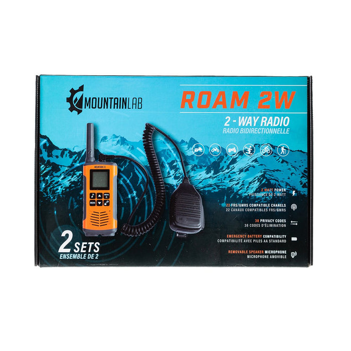 Mountain Lab Roam 2W 2-Way Radio (Set)