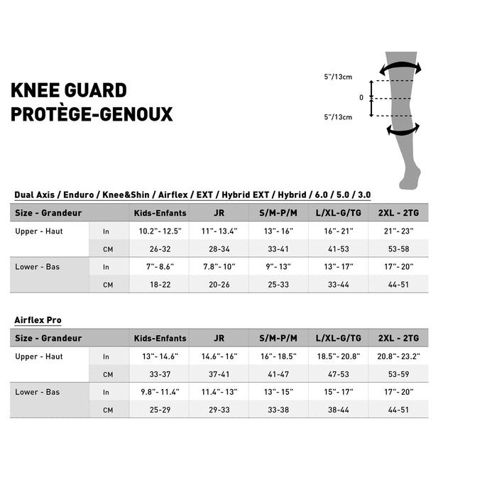 Leatt 3DF 5.0 Zip Knee Guard