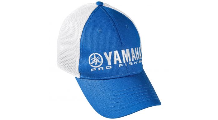 YAMAHA Pro Fishing Men's Blue & White Logo Tournament Fishing Hat Cap