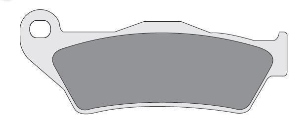 DP Brakes Standard Sintered Metal Brake Pads 1721-2392