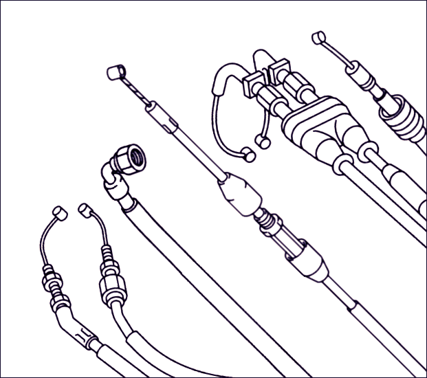 Suzuki OEM Quadsport Reverse Cable 57900-07850