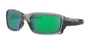 OAKLEY STRAIGHTLINK GREY INK W/ JADE IRIDIUM SUNGLASSES