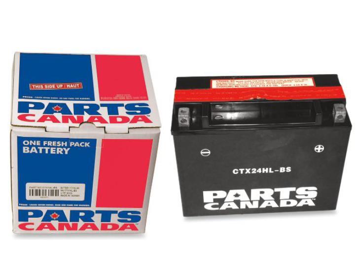 Parts Unlimited Factory Activated AGM Maintenance Free Battery