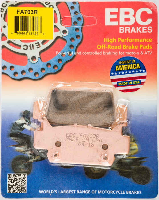 EBC R Series Long Life Sintered Brake Pads 1721-2832